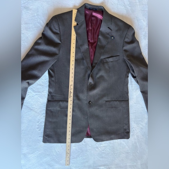 New Club Room Men's Classic-Fit Stretch Suit Blazer Jacket Size 42 L Brown - Picture 8 of 16